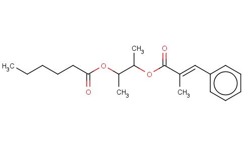 1-METHYL-2-((2-METHYL-1-OXO-3-PHENYL-2-PROPENYL)OXY)PROPYL HEXANOATE
